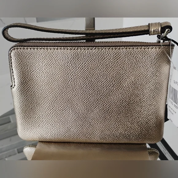 Coach Wristlet - Shimmering Gold - Picture 3 of 7